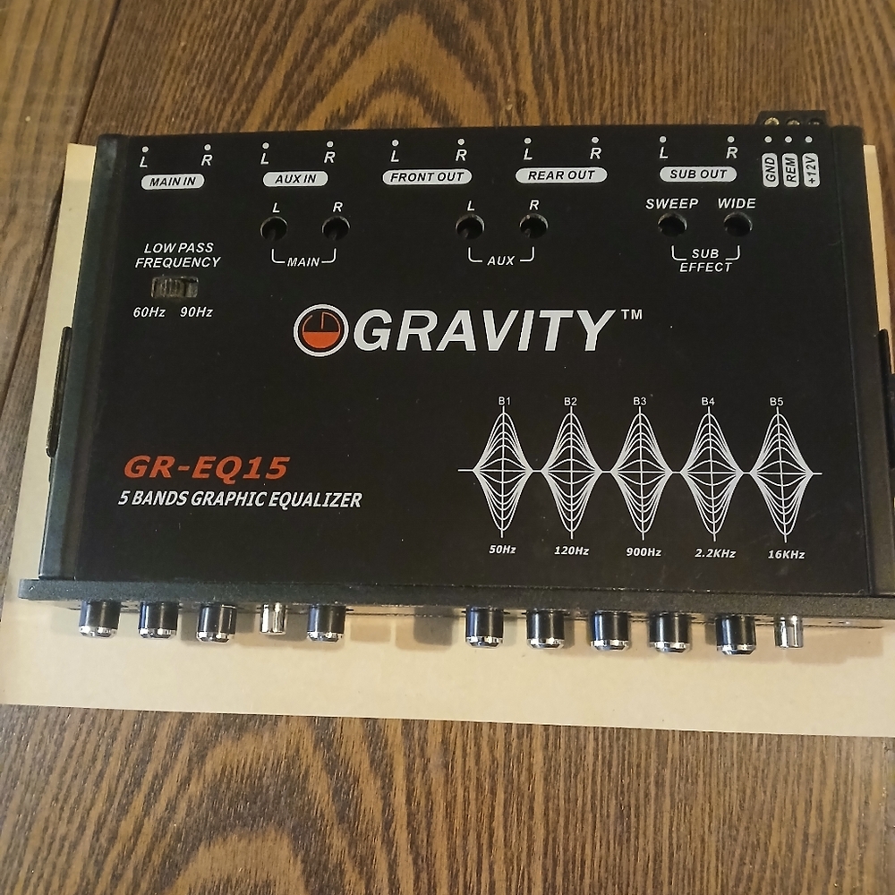 Black Gravity GR-EQ15 5 Bands Graphic Equalizer